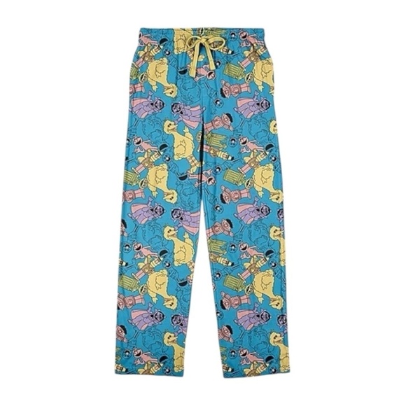Sesame Street Mens Fleece Pajama Pants - Picture 1 of 2